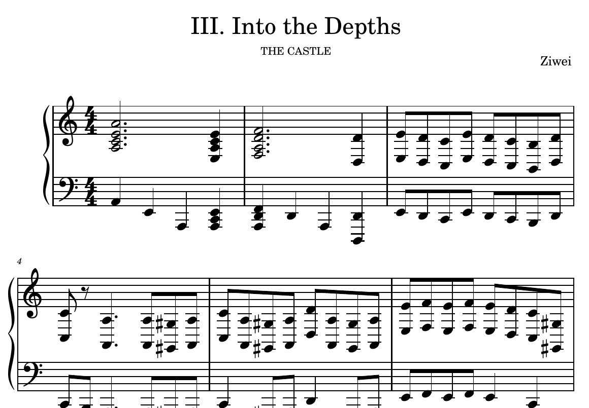 Into the Depths score